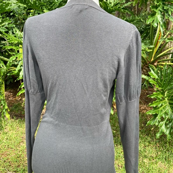 Ladies dressy sweater with silver embellishments - Picture 2 of 5